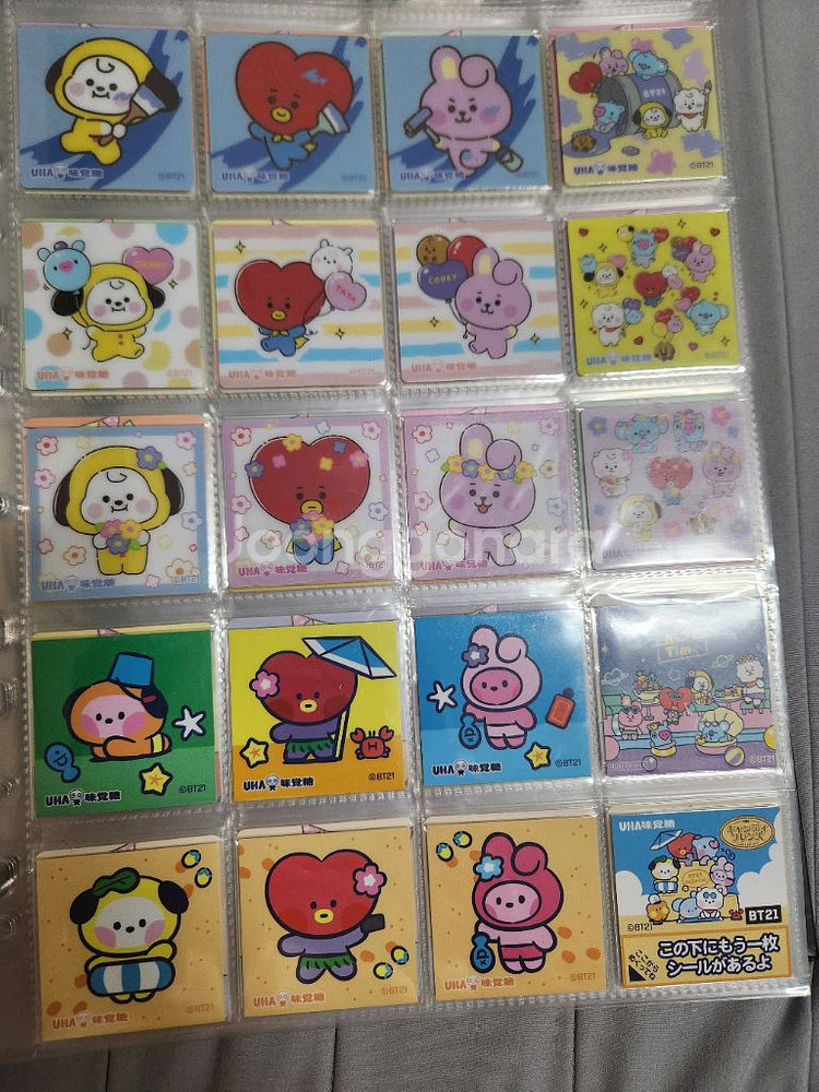BT21 일본스티커 판매--4