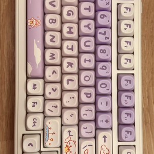 aula f99 특S급 + 알리 귀여운 키캡
