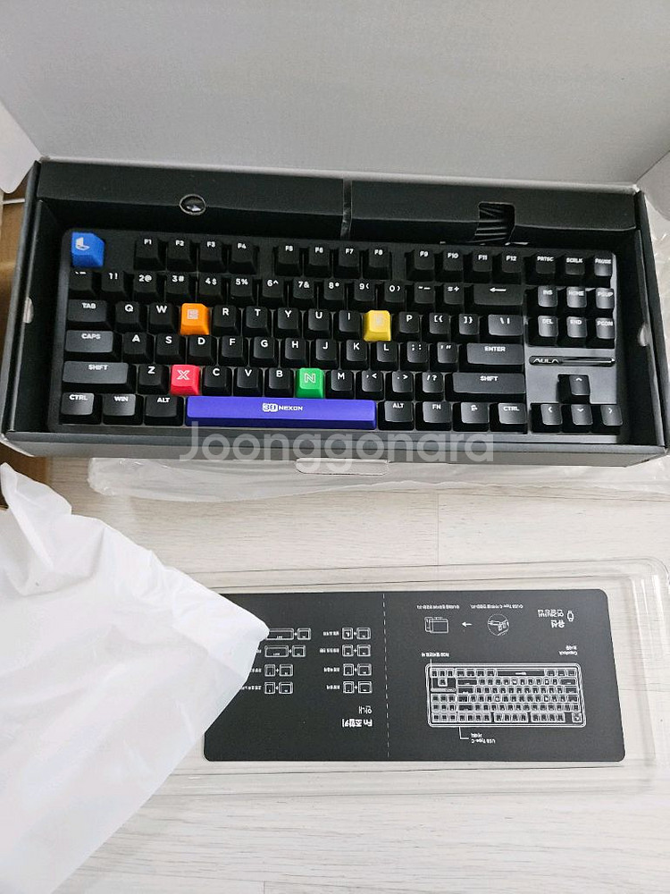 넥슨 30주년 한정판 독거미 F87 PRO 기계식 키보--0