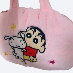 짱구 흰둥이 가방 담요