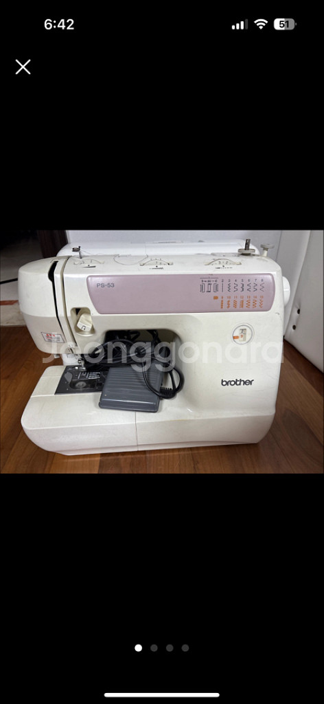 브라더 PS-53 재봉틀중고--0