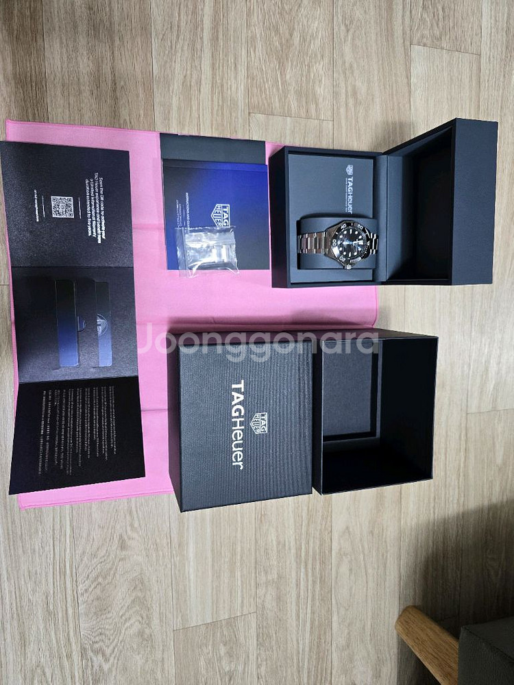 태그호이어 아쿠아레이서 300 오토매틱 신형 42mm--0