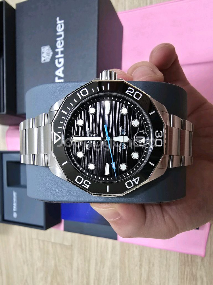 태그호이어 아쿠아레이서 300 오토매틱 신형 42mm--2