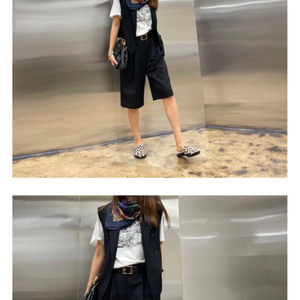 넘버프로젝트 슬리브리스자켓
