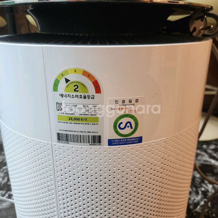 LG 퓨리케어 공기청정기 AS303DWFA+무빙휠--3