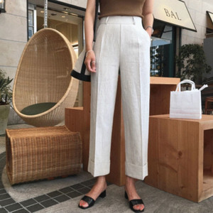 (새상품) 라이크유 카브라팬츠 오트밀 S