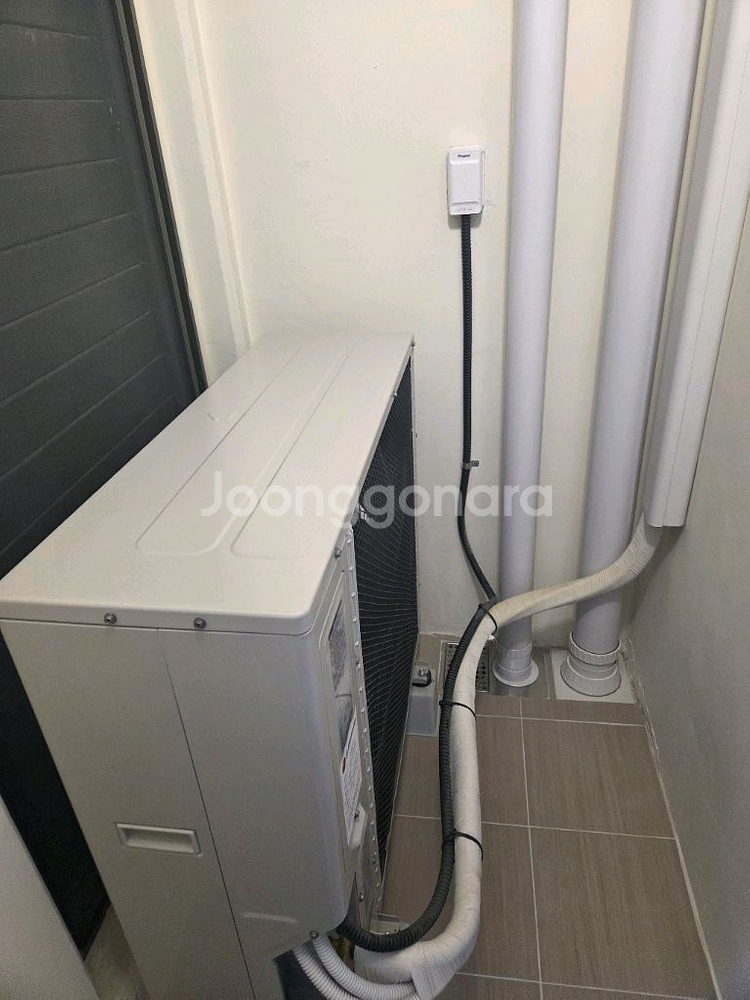 에어컨실외기실 루버창 자동개폐기 1세트 자가설치키트--1