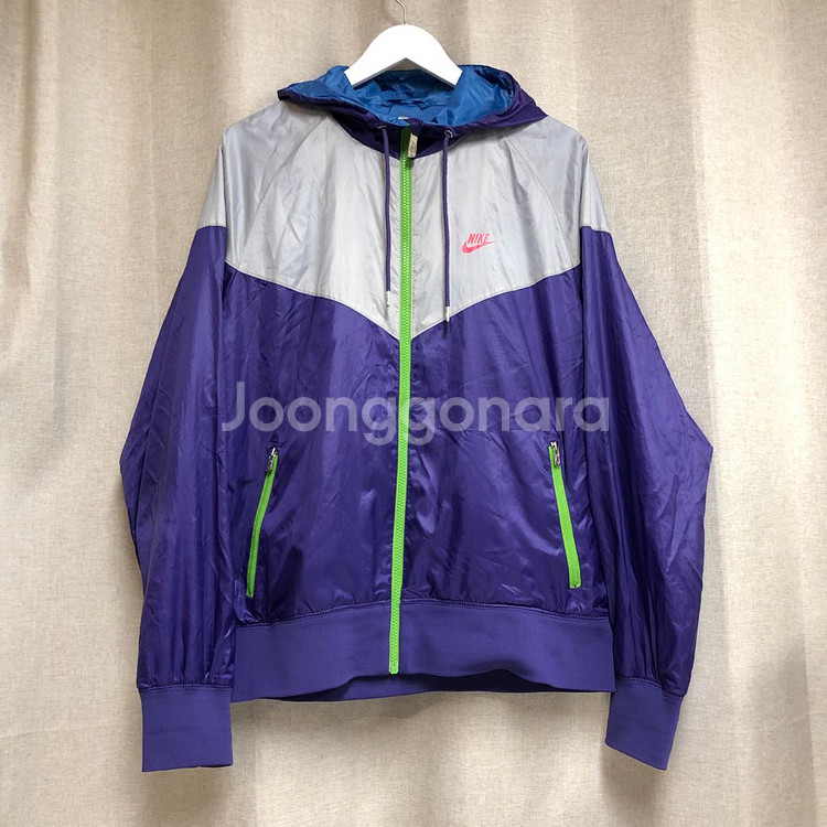 나이키 윈드러너 바람막이 퍼플 그레이 (L)--0