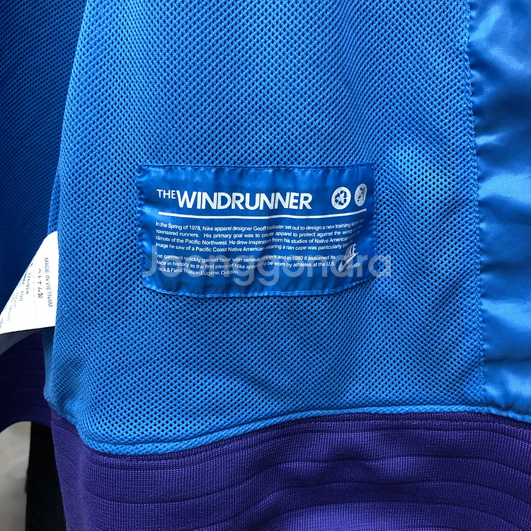 나이키 윈드러너 바람막이 퍼플 그레이 (L)--9