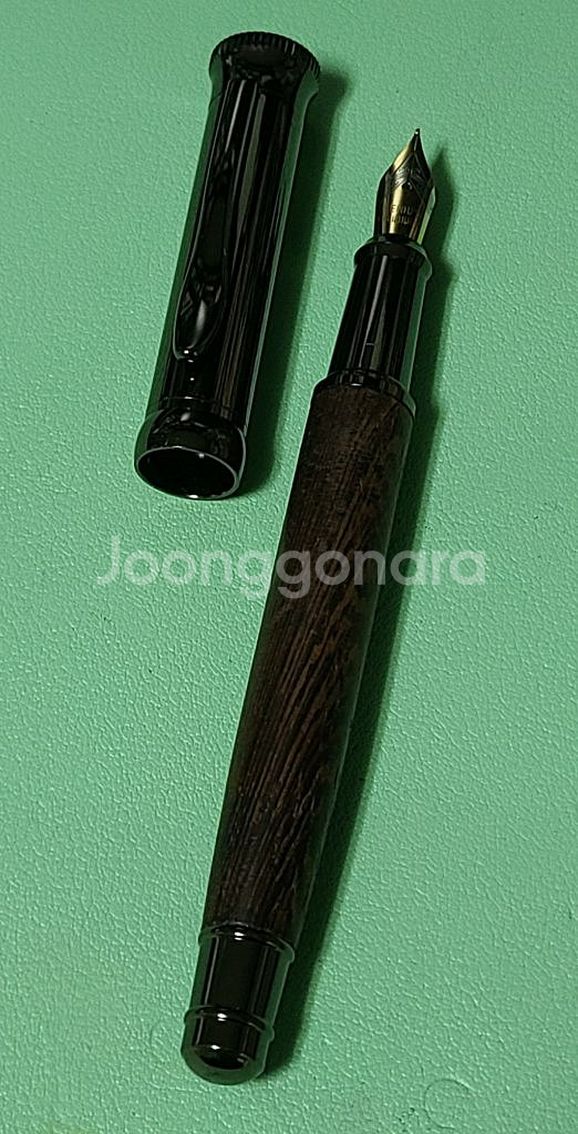 우드 만년필 Genius iridium닙--3