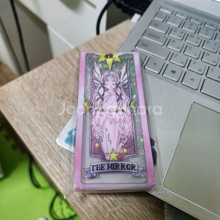 카드캡터체리 크로우카드 아크릴 투명 글리터 팝니다--1