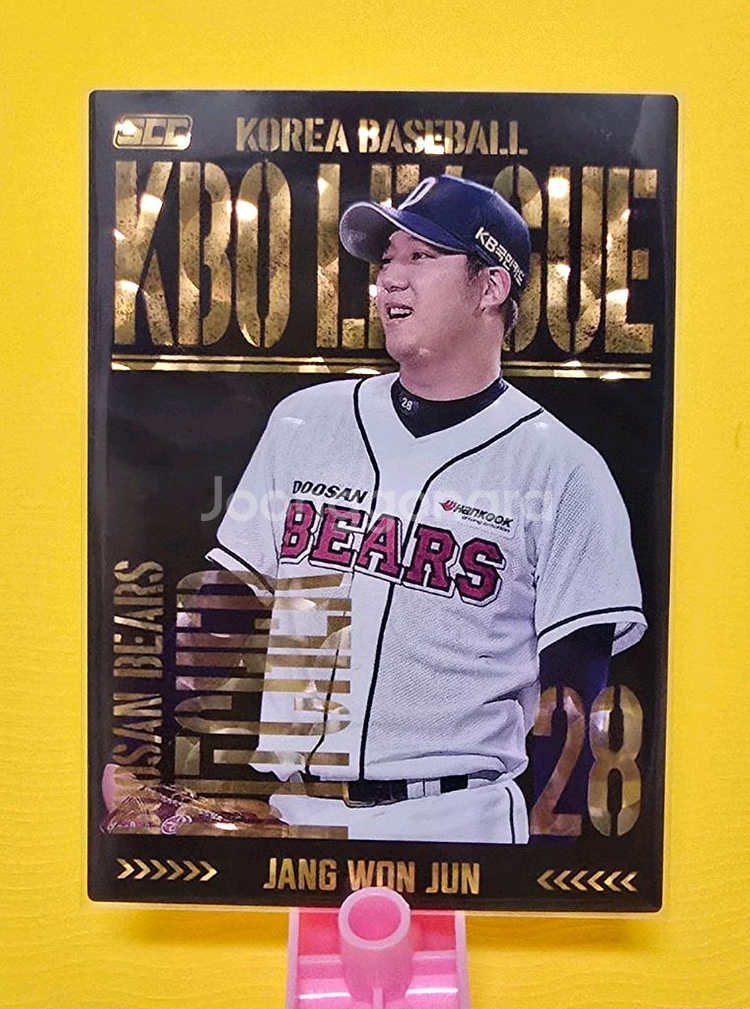 2025 KBO 두산 베어스 장원준 홀로 패러렐 카드--0