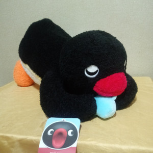 물고기 안은 핑구라잉 대형인형.45cm