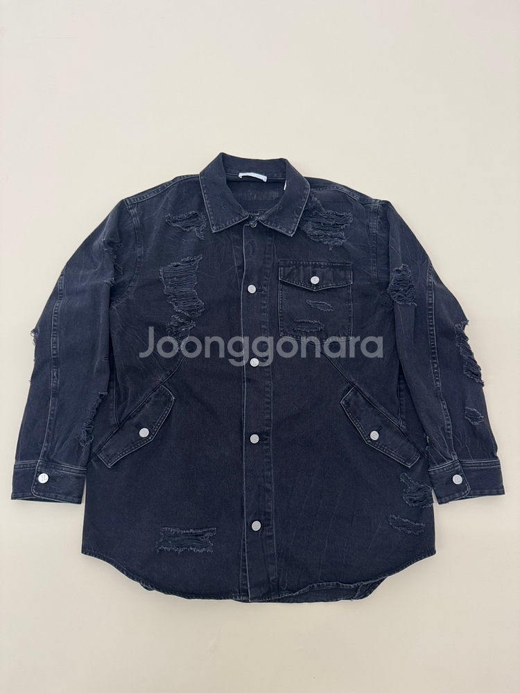 Helmut Lang 헬무트랭 DU APEX 데님 셔츠--0