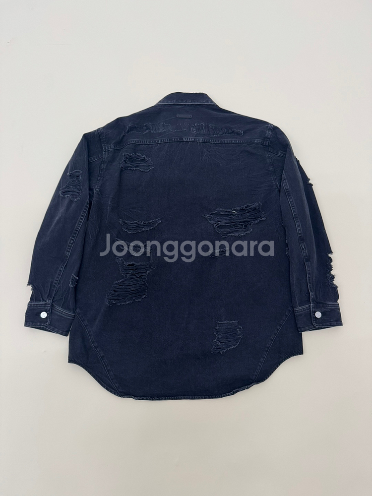 Helmut Lang 헬무트랭 DU APEX 데님 셔츠--1