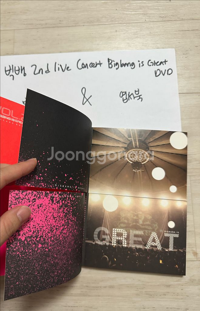 빅뱅 앨범 great콘서트 dvd--3
