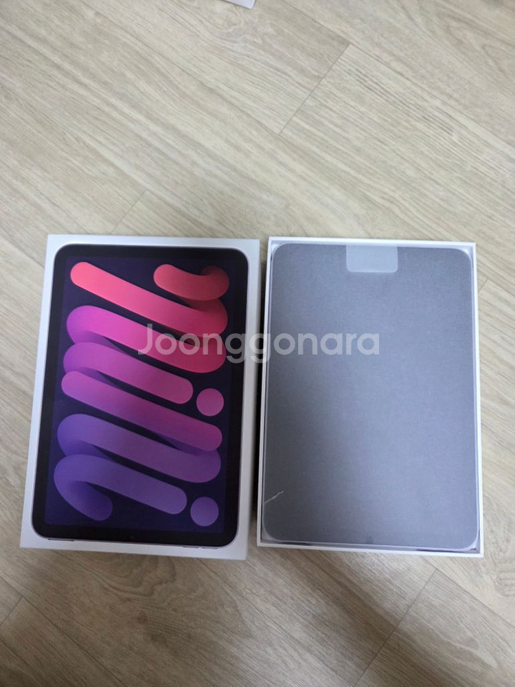 아이패드 미니 7 퍼플 128G wifi팝니다--0