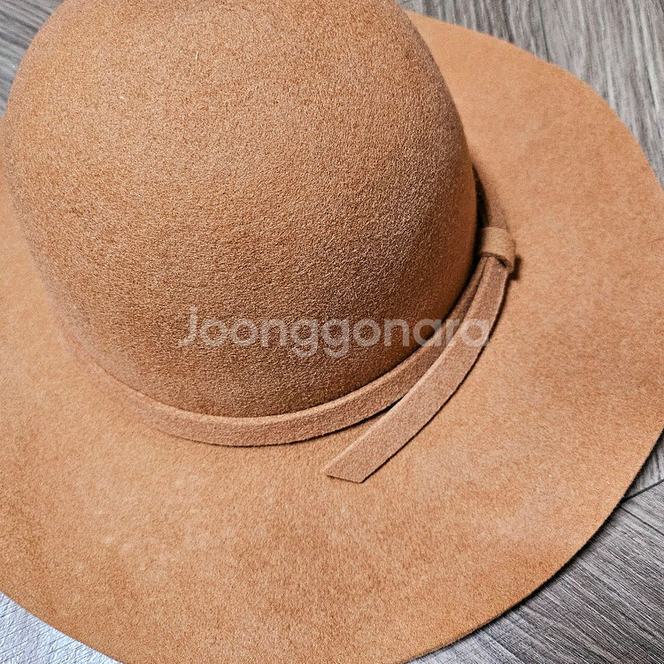 모직브라운 모자 (미사용)--2