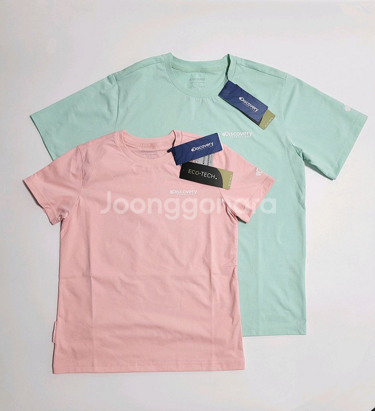 새상품)디스커버리 남녀 기능성 경량 쿨반팔티 S~XL--0