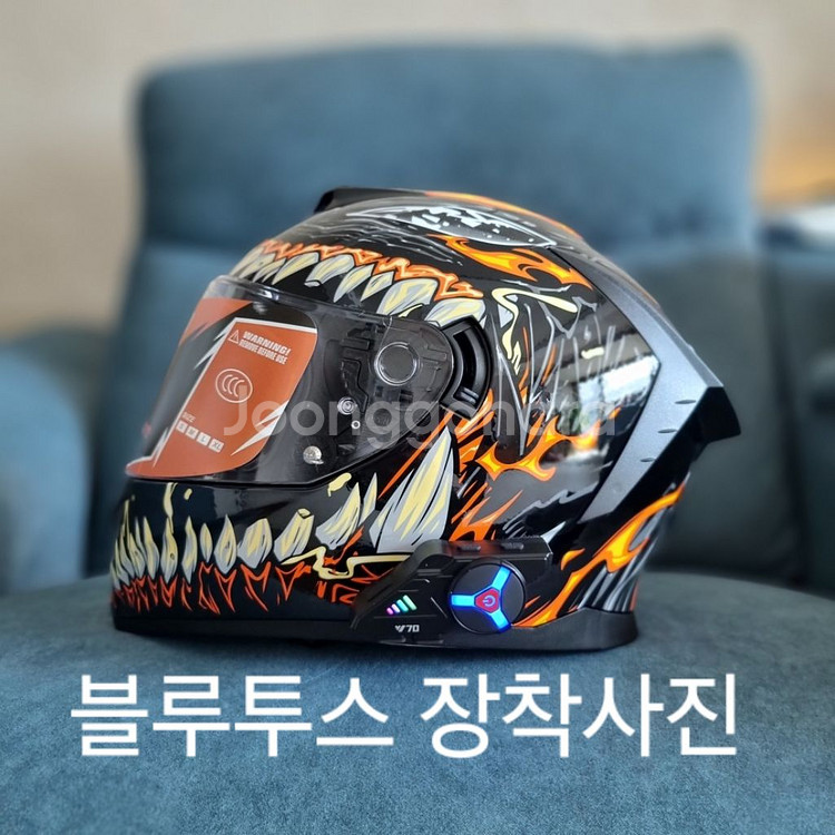 (폐업정리/즉시발송/무료배송) 베놈 오토바이 헬멧--9
