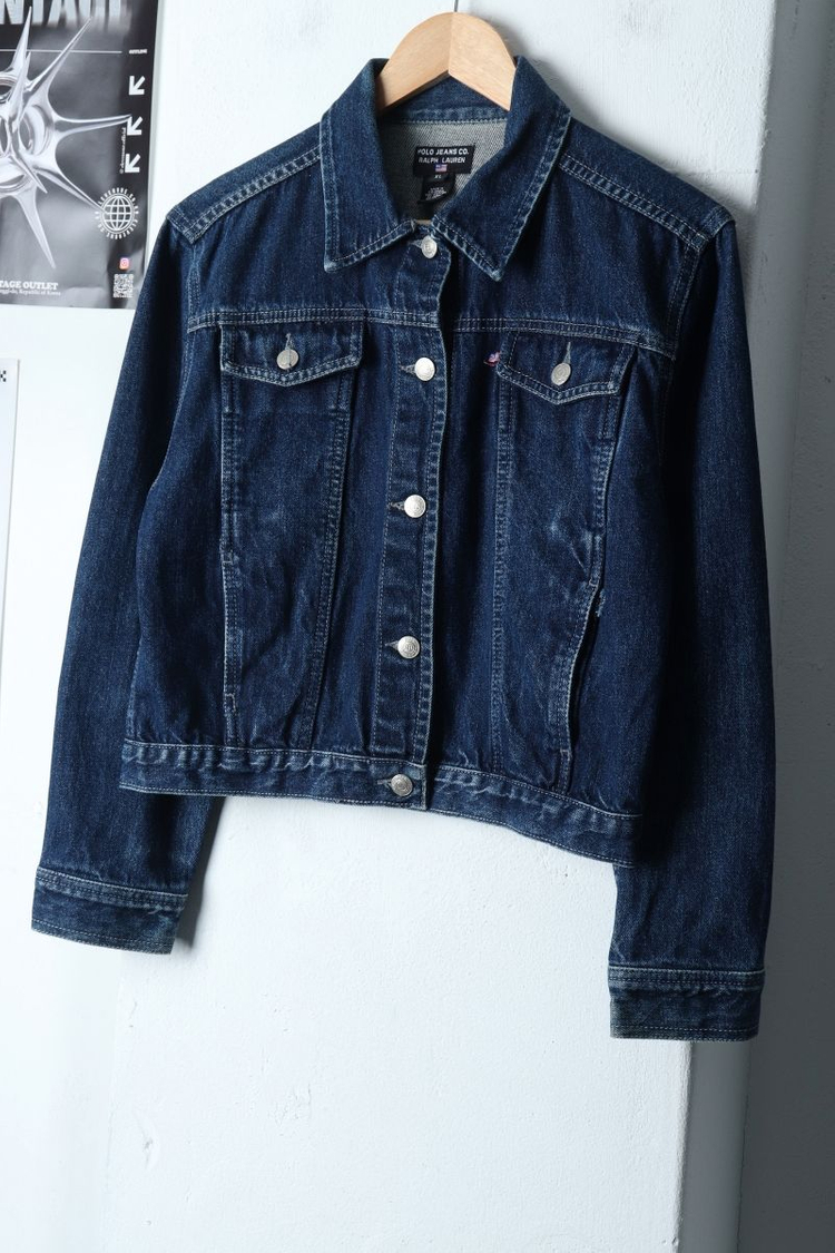 W(XL) 폴로 랄프로렌 집업 바람막이 점퍼자켓 청 이미지