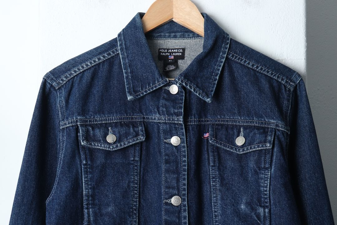 W(XL) 폴로 랄프로렌 집업 바람막이 점퍼자켓 청 이미지