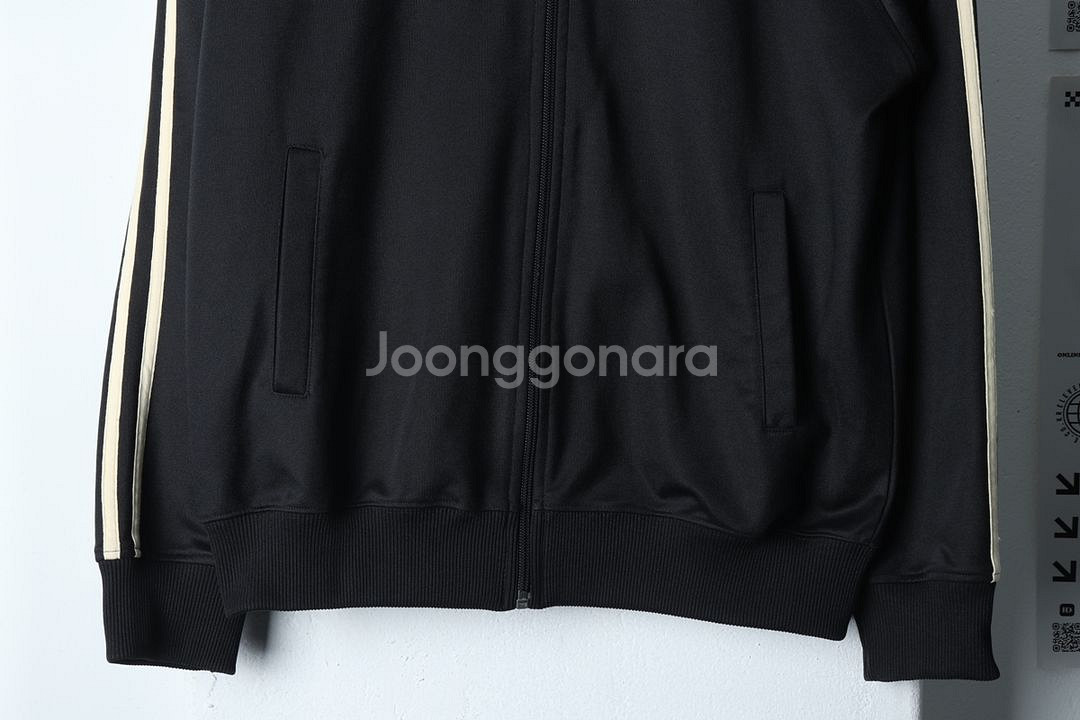 (S) 프레디페리 집업져지 트랙탑 블랙 면 올드스쿨--1
