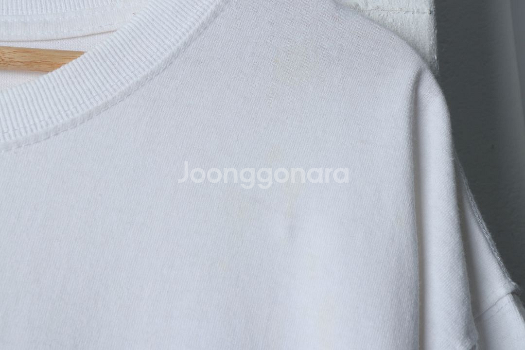 (XL-2XL) 칼하트 반팔 티셔츠 작은오염 화이트--8