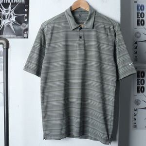 (L-XL) 나이키 반팔 카라 티셔츠 스트라이프 폴리