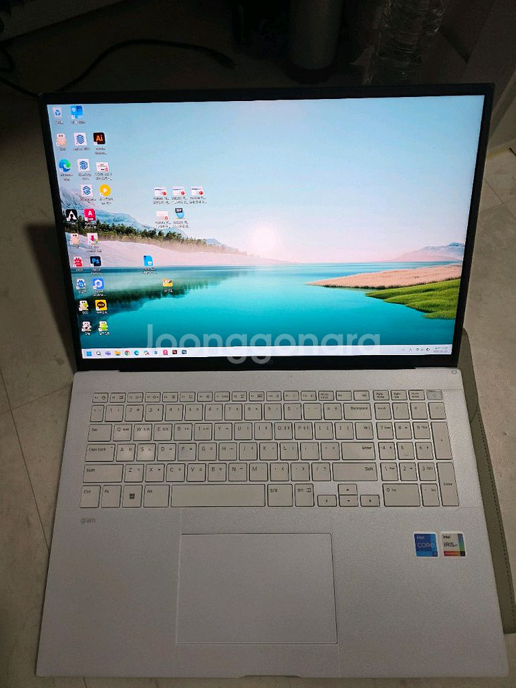 그램 17인치 고사양노트북 i7 16램 추가ssd 정품--2