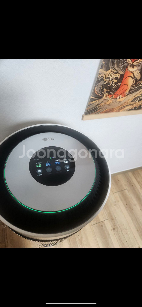 LG퓨리케어 Ai+360공기청정기(as355nsna)--3