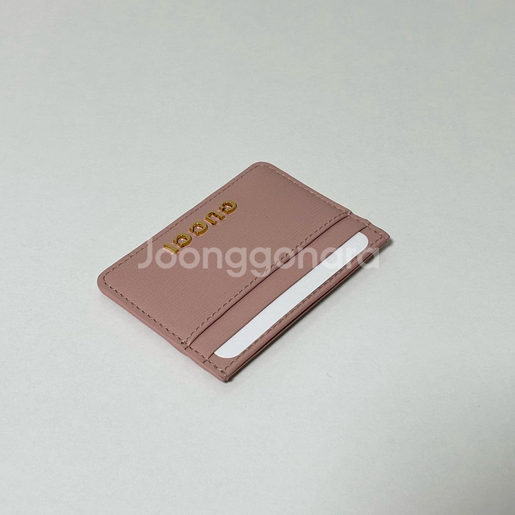 (새상품급) 구찌 스크립트 카드지갑--2