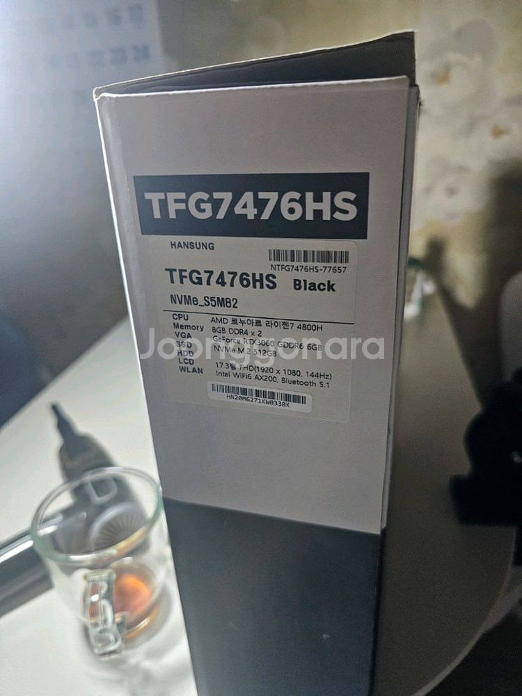 한성 TFG7476HS 게이밍 노트북 17.3인치--5