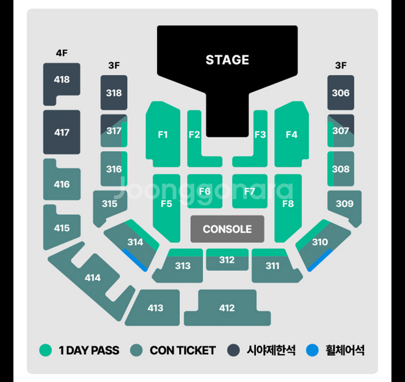위버스콘 2025 원데이 패스 F5구역 양도--0