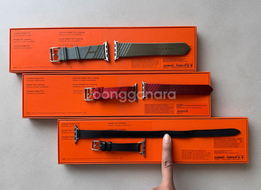 애플워치 에르메스 스트랩 40mm 점핑투어 팝니다--2