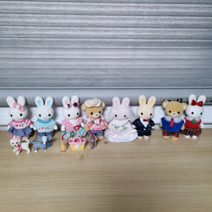 토끼 커플 인형세트