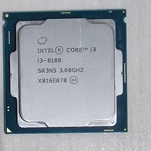 cpu i3 8100