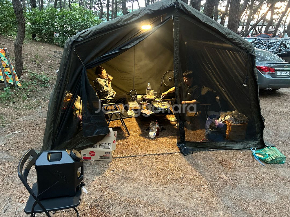 오투라이프 m블랙 카키 쉘터 그라운드 시트 팔아요--1