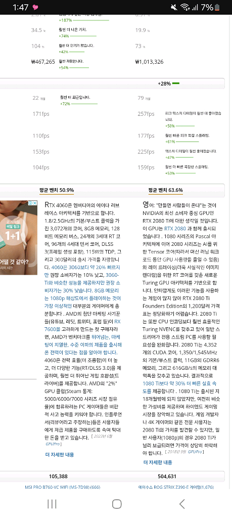 4060보다 성능이 30% 더 높은 델 2080ti--5