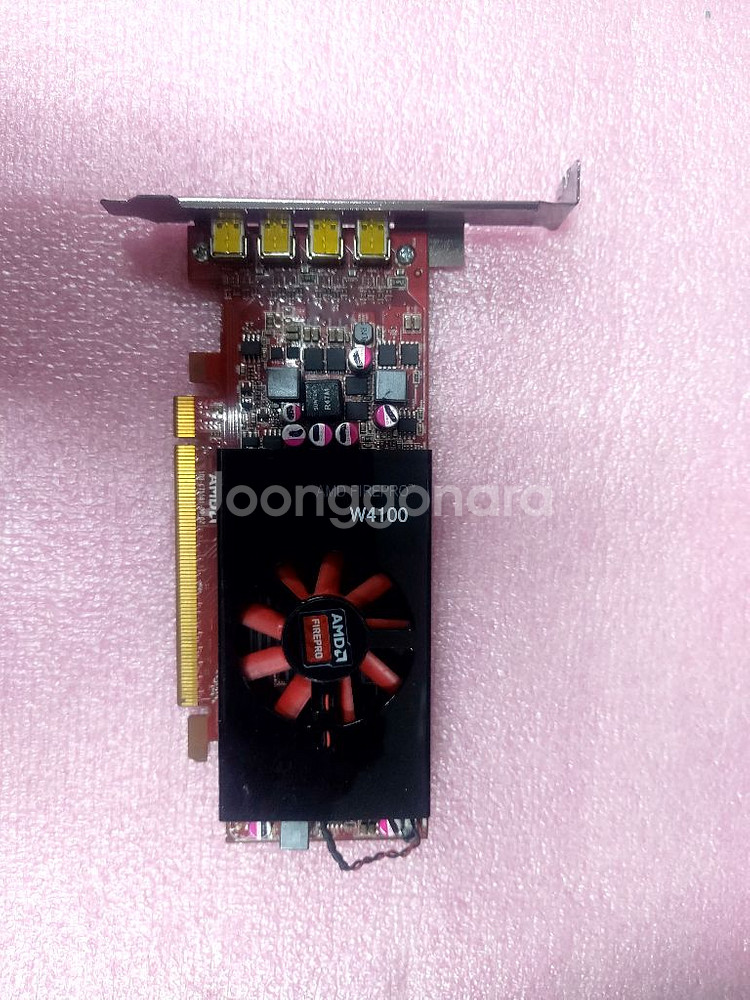 주식상황 모니터4대 VGA FIRE PRO W41--0