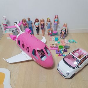 바비 인형 비행기 자동차 마트 놀이 BARBIE
