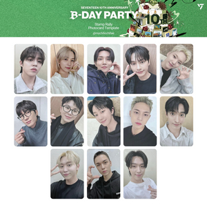 세븐틴 10주년 잠수교 스탬프 포카 양도