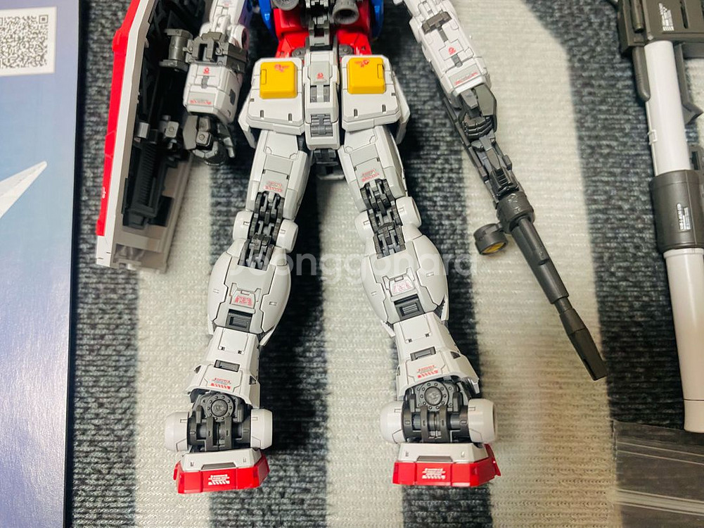 (데칼/먹선0) rg 퍼스트 건담 2.0 가조립 팝니다--7