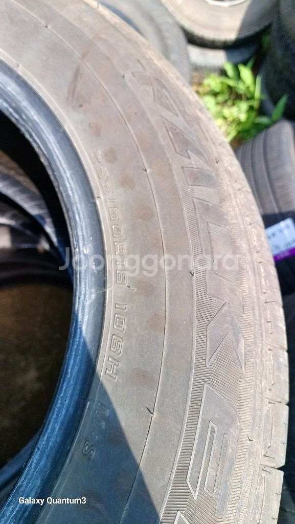 255/60R18 팔켄 중고타이어 A급 2본팝니다--3