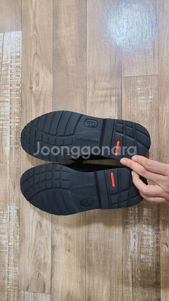 락포트 검정 남성 구두--1
