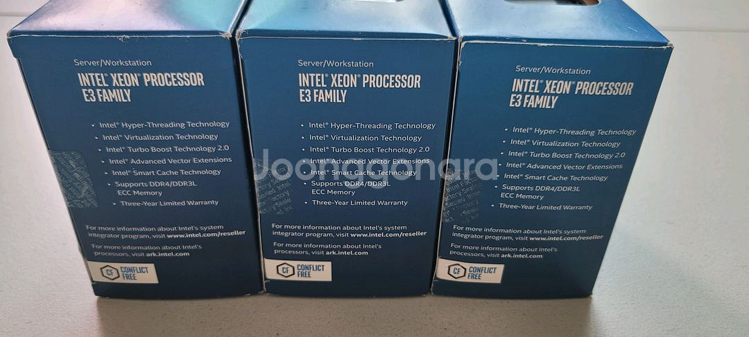 INTEL XEON E3-1245 V6 미사용 신품팝니--1