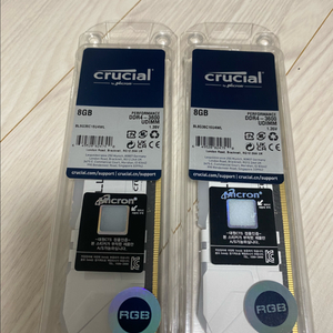 크루셜 발리스틱스 DDR4-3600 8GB 램 화이트