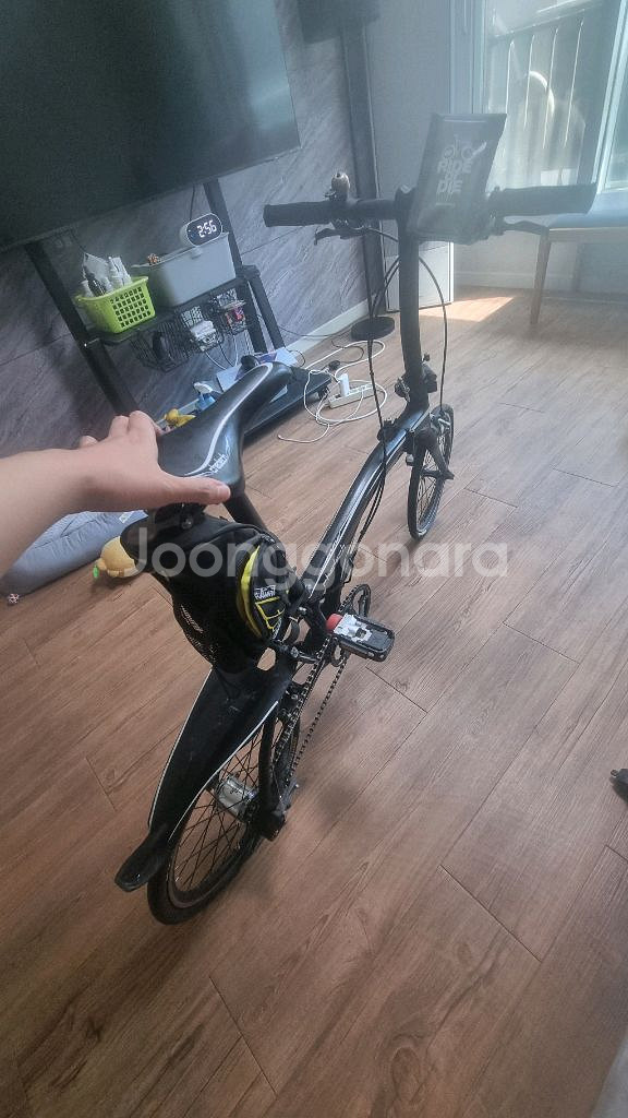 미니벨로ㆍ체데크 블랙ㆍ접이식 자전거--1