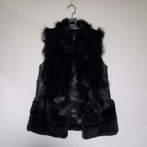 미센스 폭스,토끼,양가죽 베스트 85