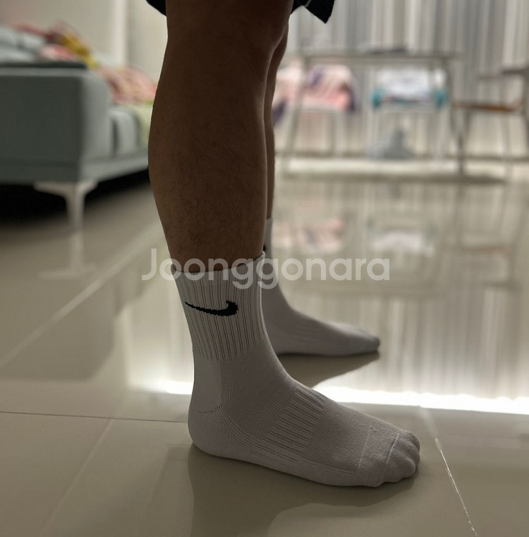 나이키 이중파일 중목 양말(쿠션양말)--2